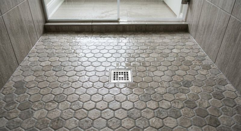 Shower Floor Tiling in Denver County, CO
