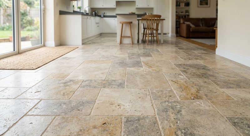 Stone Floor Installation in Overland Park, KS