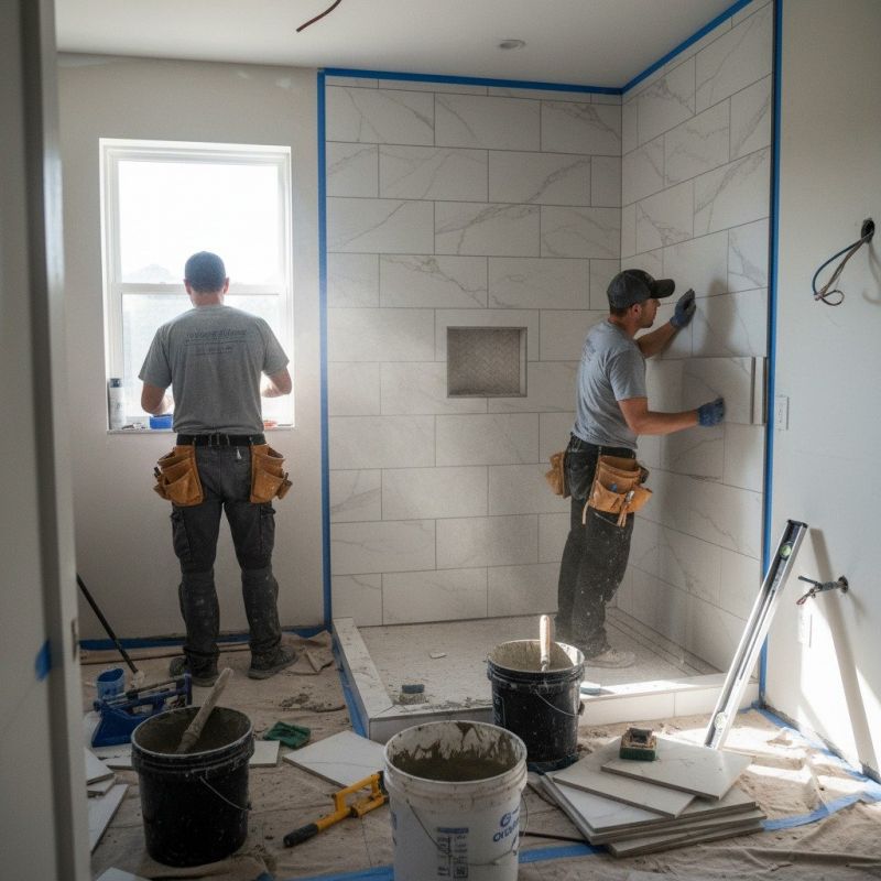 Tile Shower Floor Installation in Denver County, CO
